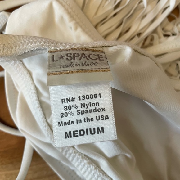 L Space Fringe Bikini Top - Picture 2 of 2
